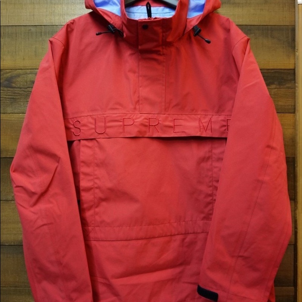 Red Supreme Pullover Medium